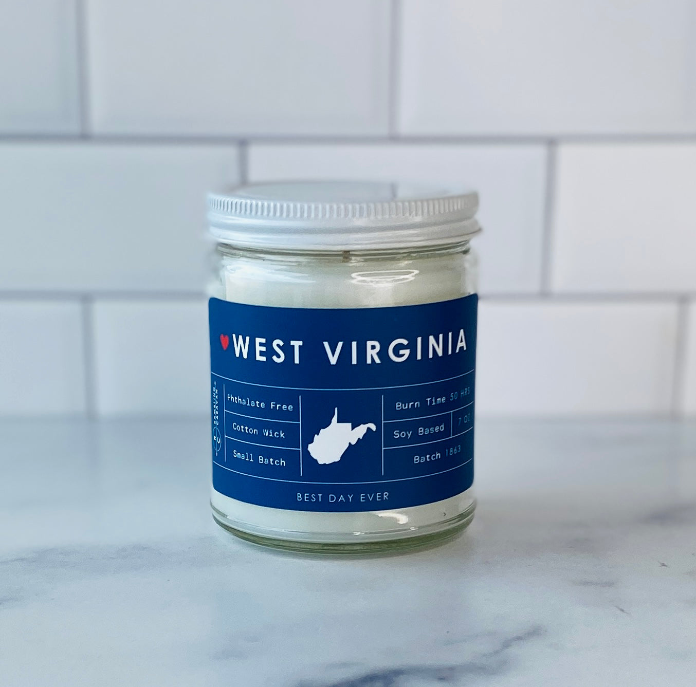 West Virginia Candle