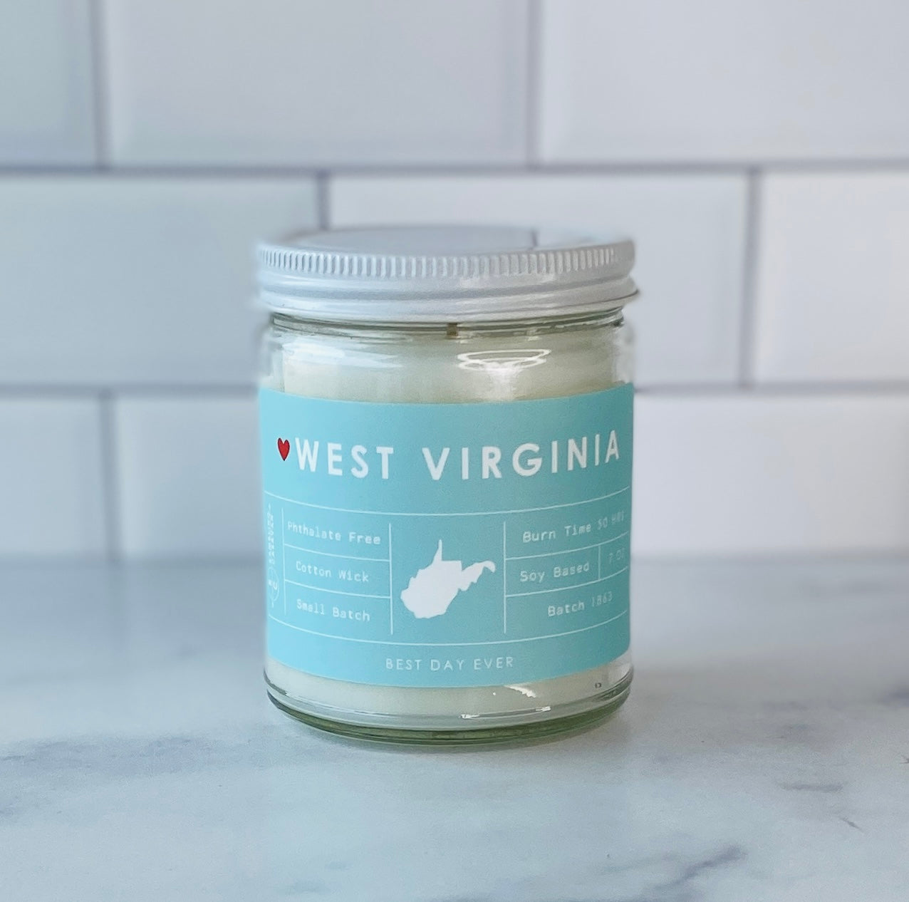 West Virginia Candle