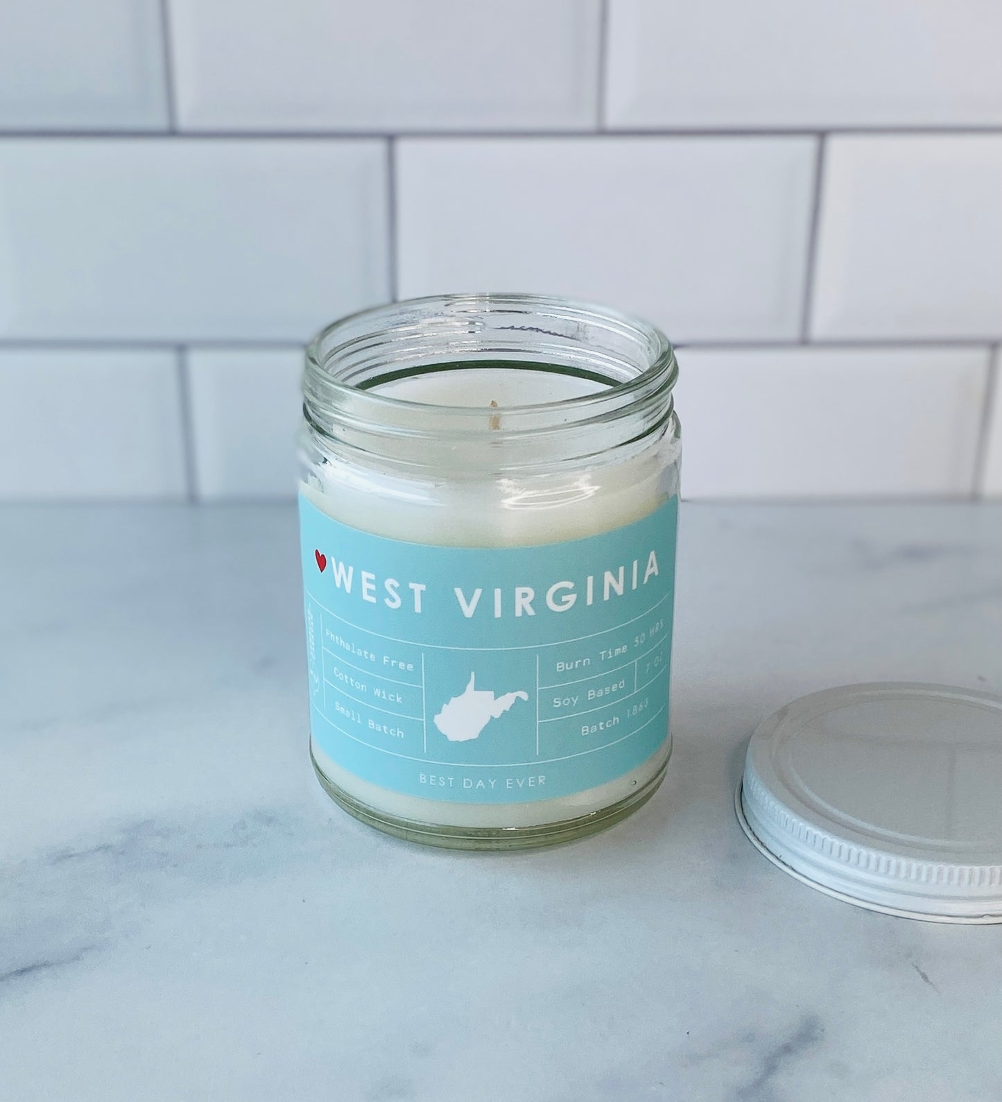 West Virginia Candle