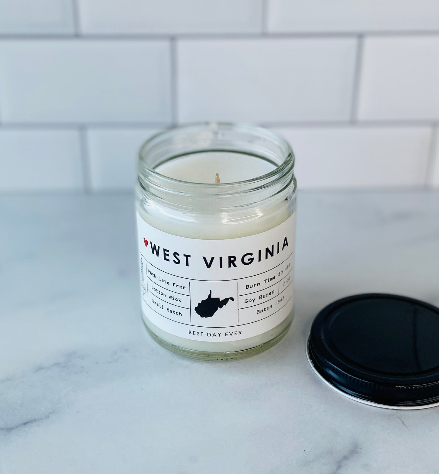West Virginia Candle