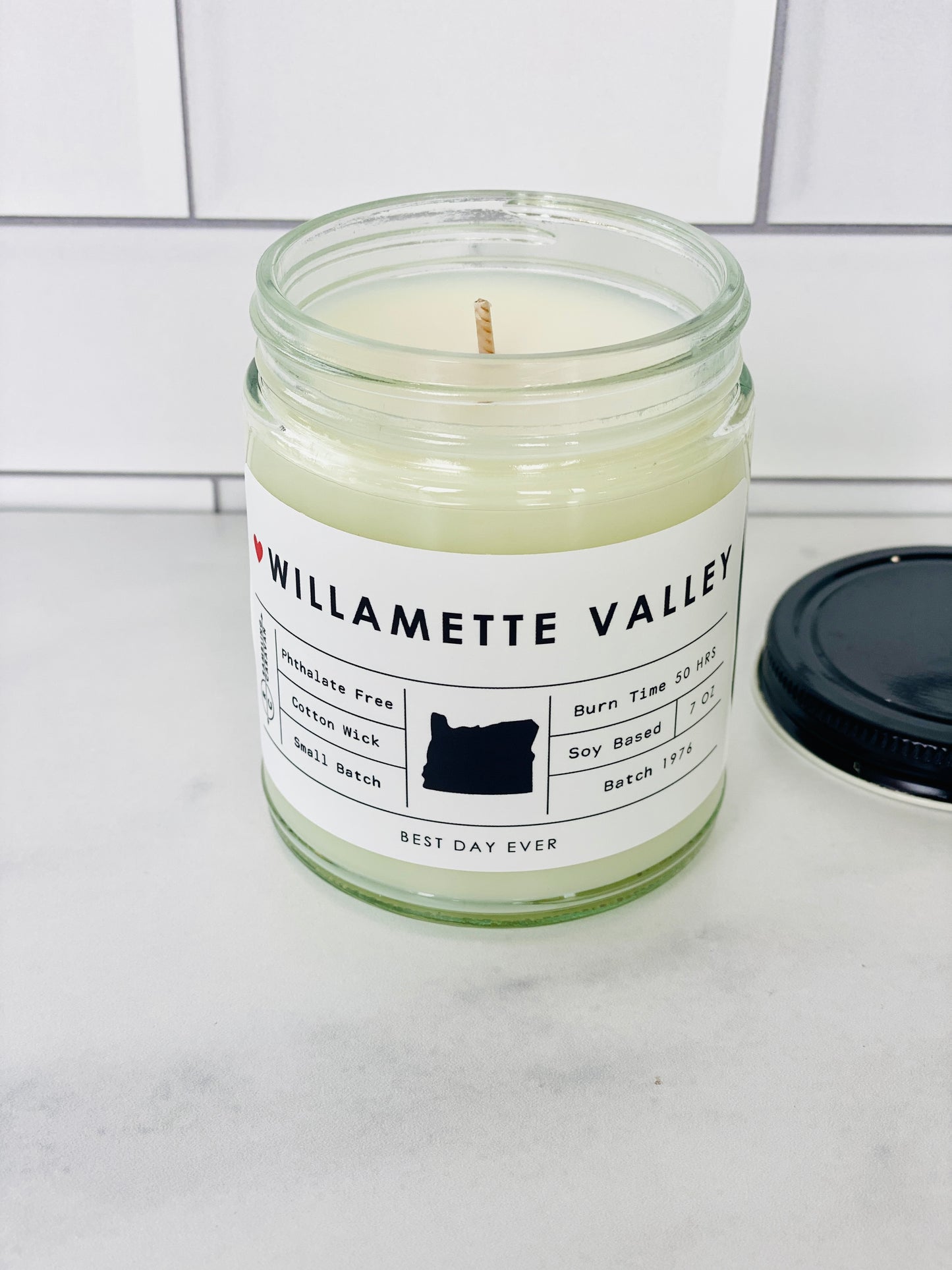 Willamette Valley, OR Candle