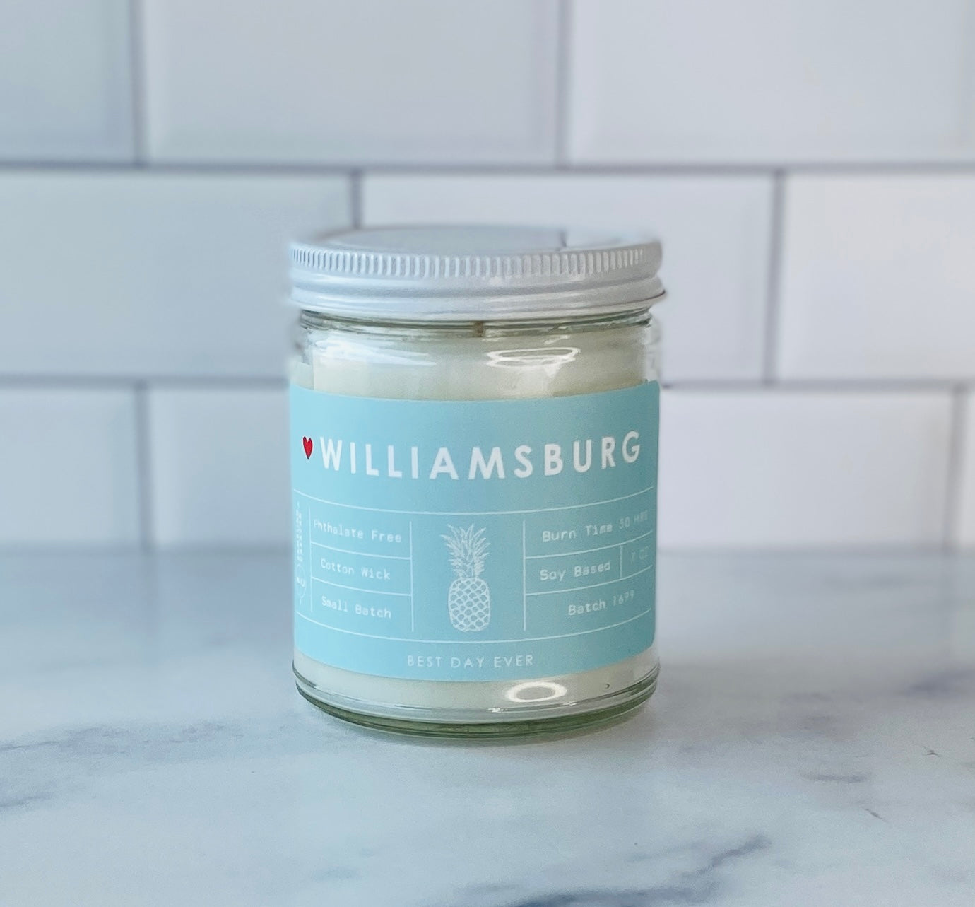 Williamsburg, VA Candle