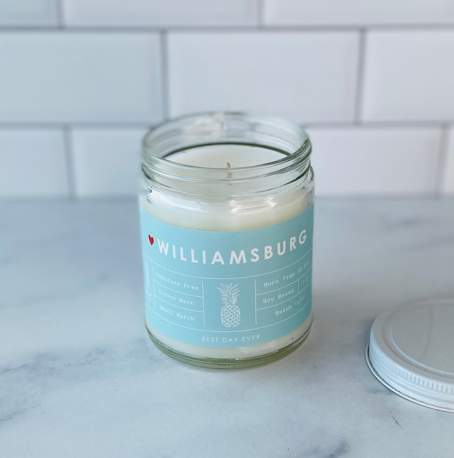 Williamsburg, VA Candle