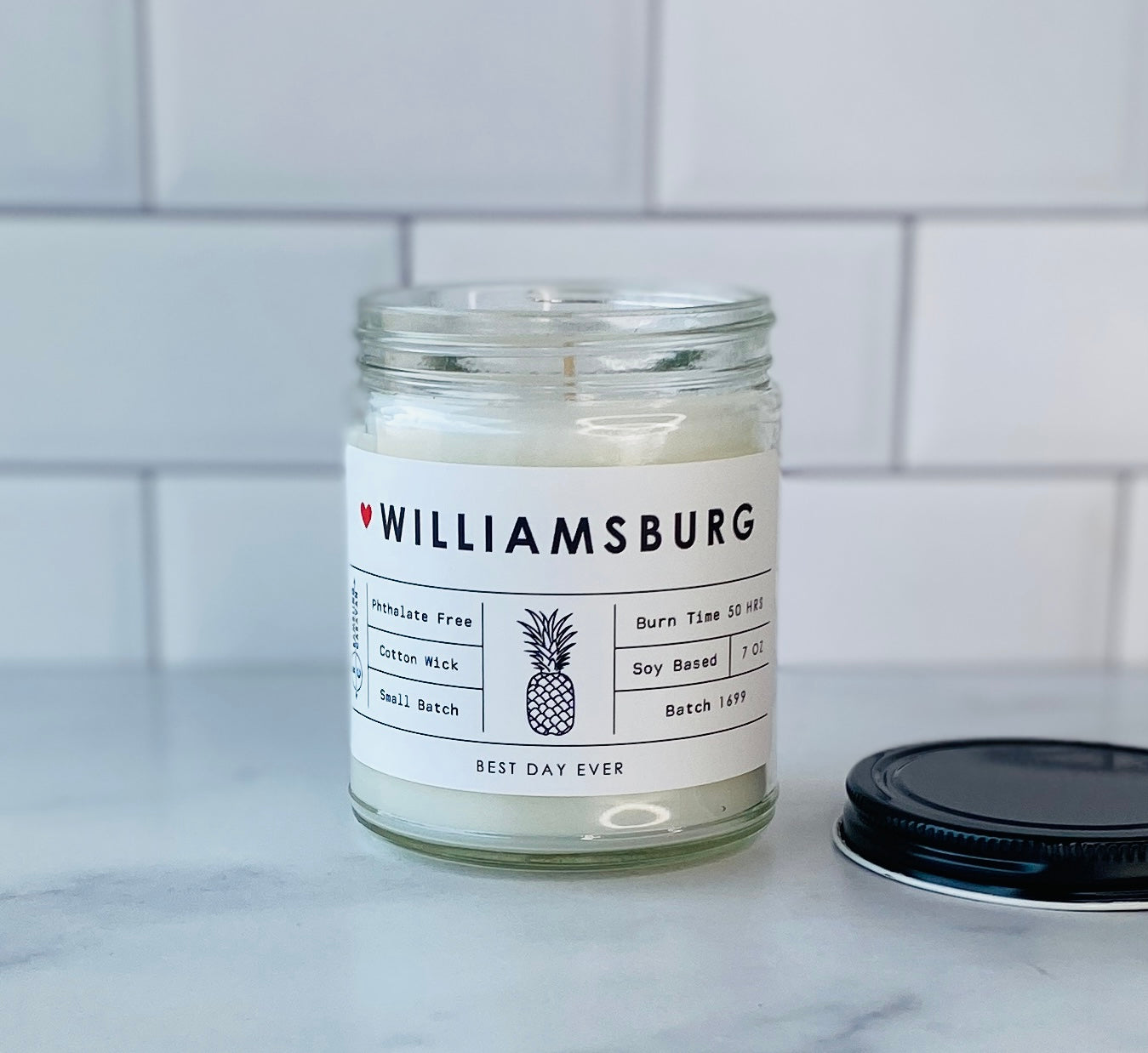 Williamsburg, VA Candle