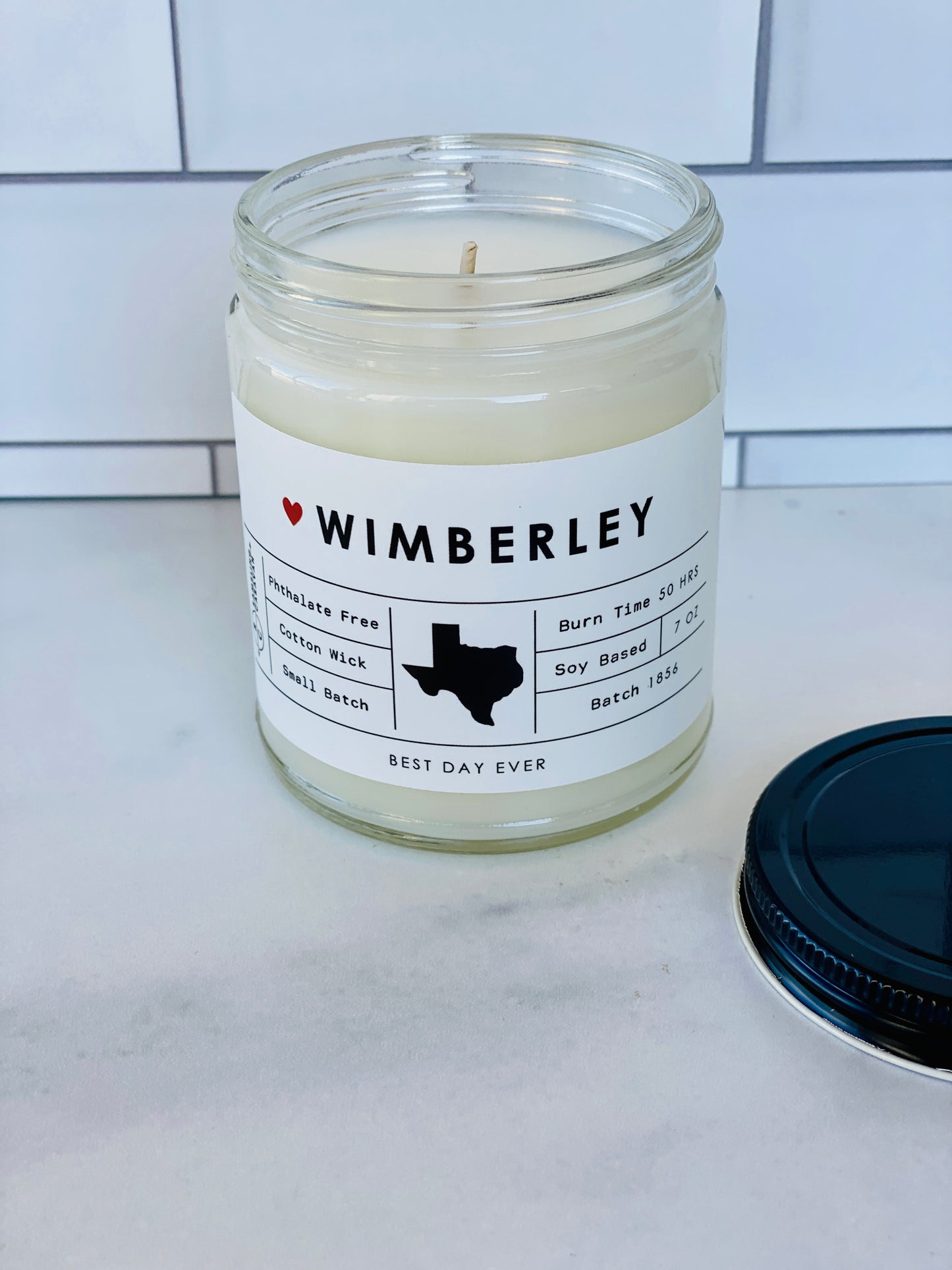 Wimberley, TX Candle