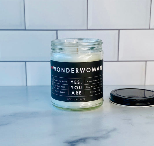 Wonderwoman Candle