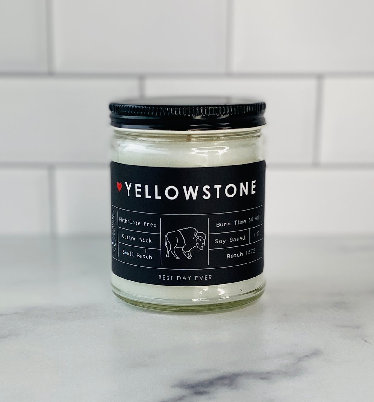 Yellowstone National Park Candle