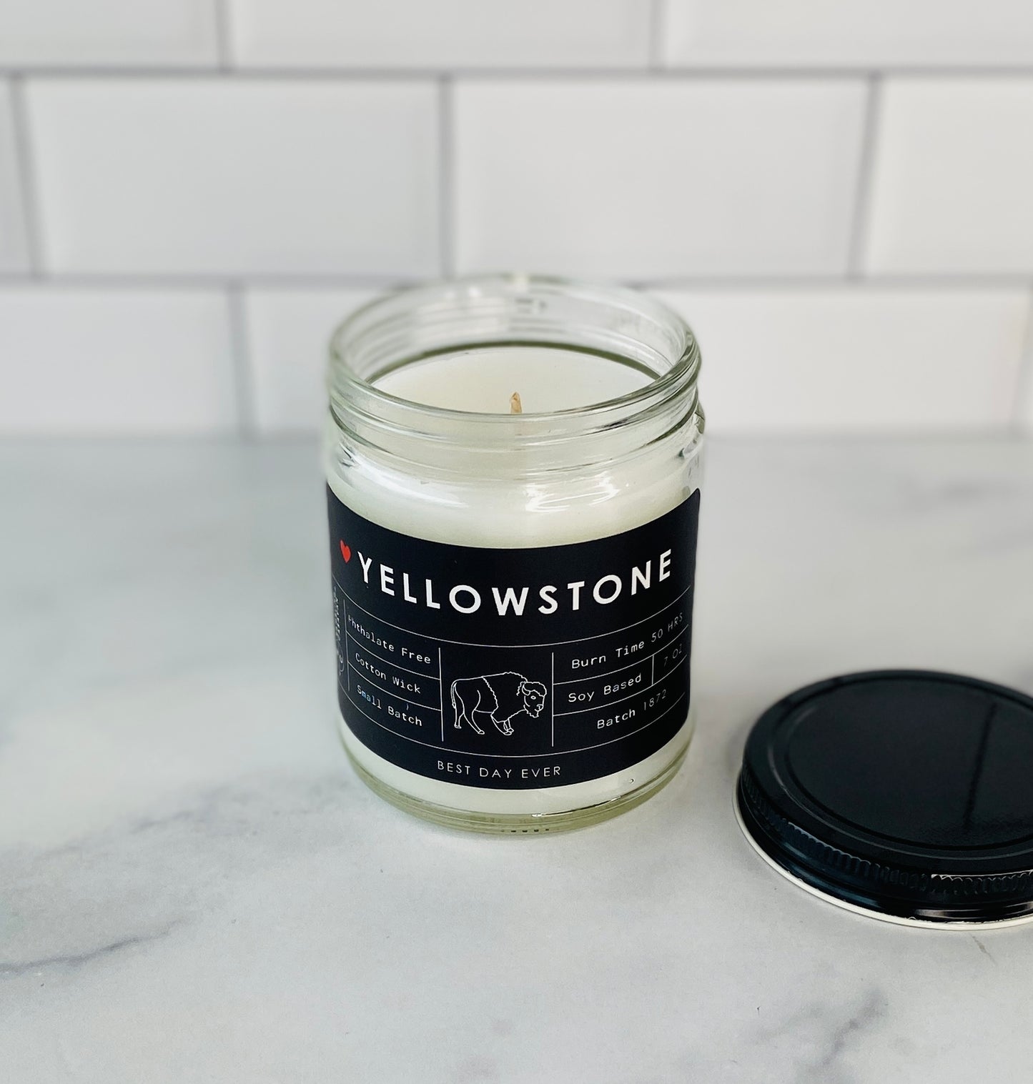 Yellowstone National Park Candle