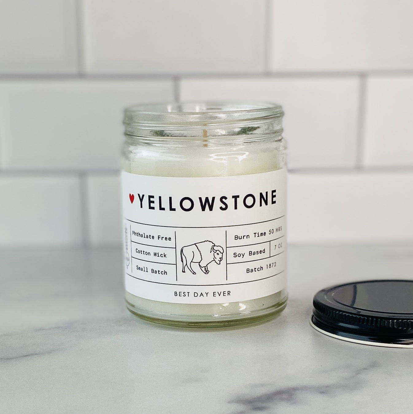 Yellowstone National Park Candle