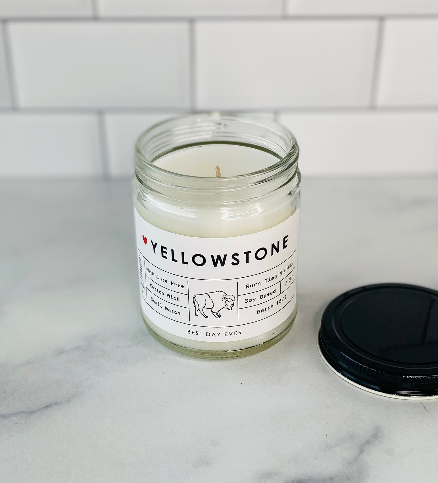 Yellowstone National Park Candle