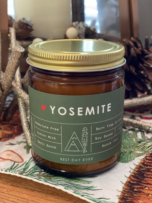 Yosemite National Park Candle