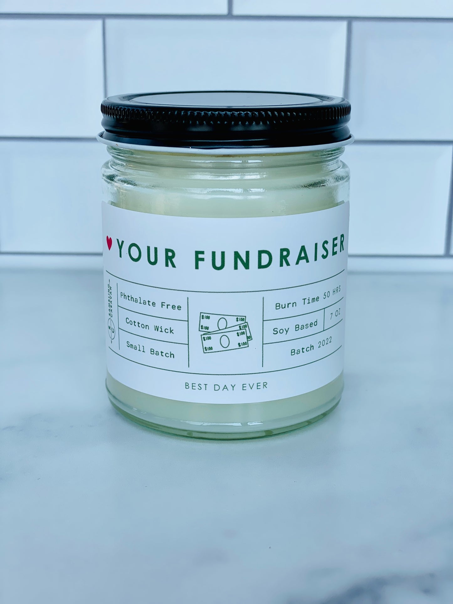 Your Fundraiser Custom Candle Bulk Order