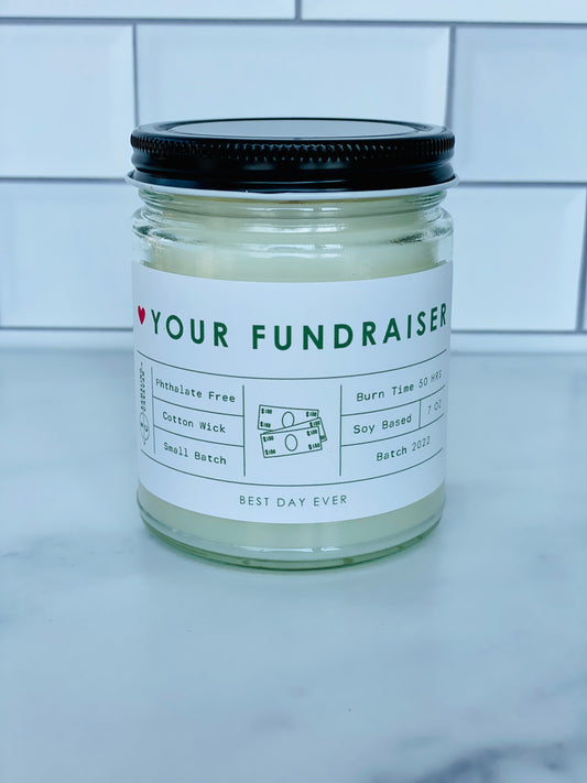 Your Fundraiser Custom Candle Bulk Order