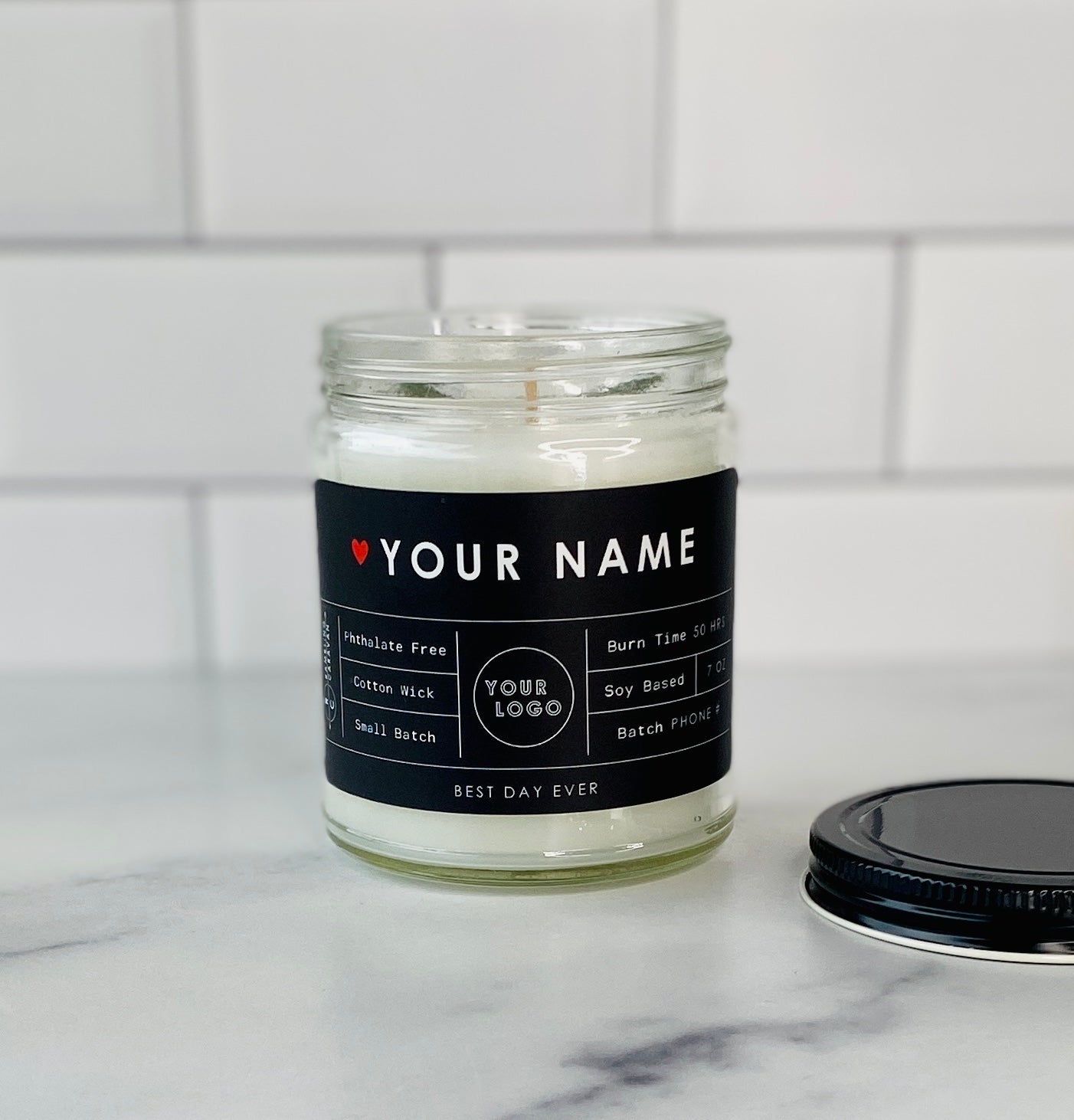 Your Name-Your Logo Custom Candle Bulk Order