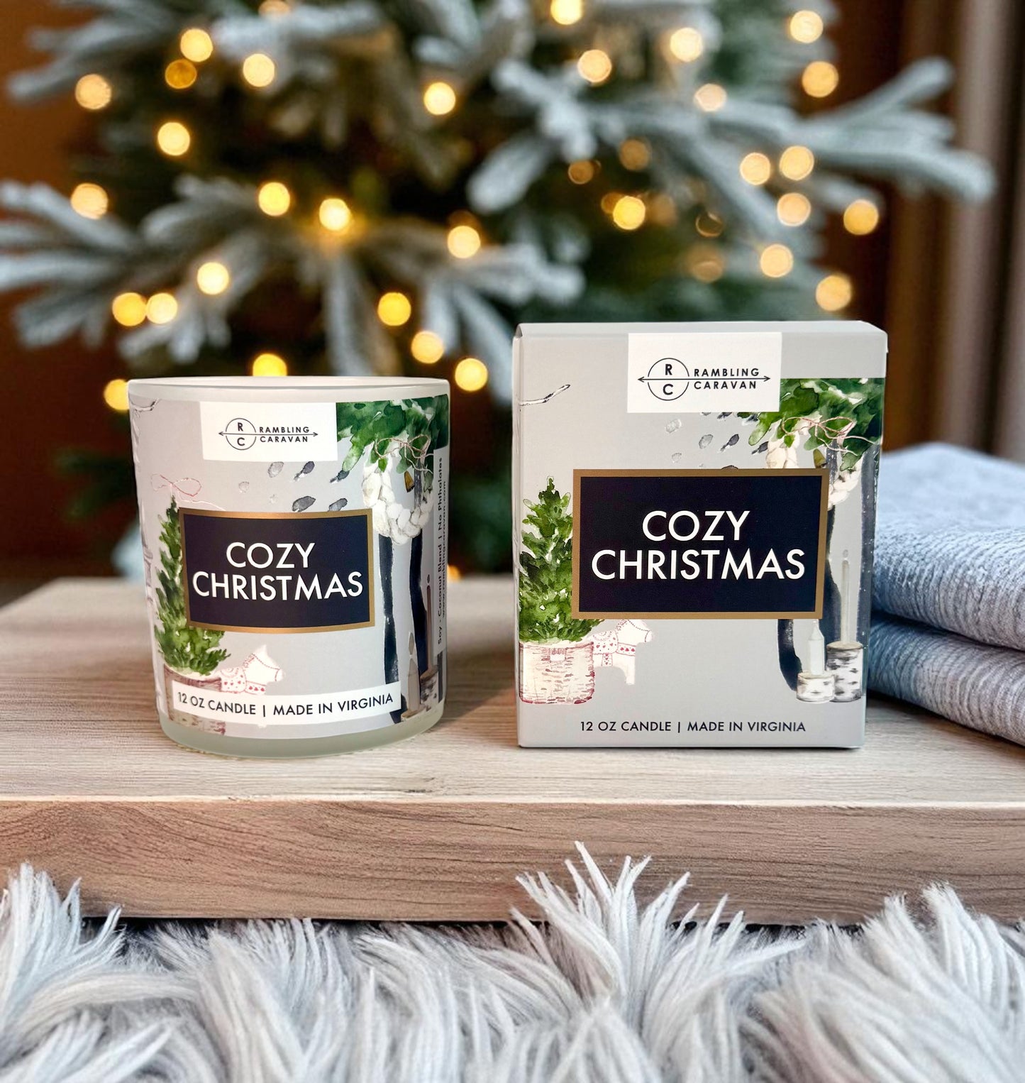 Cozy Christmas Candle | Luxe Winter Candle Collection |