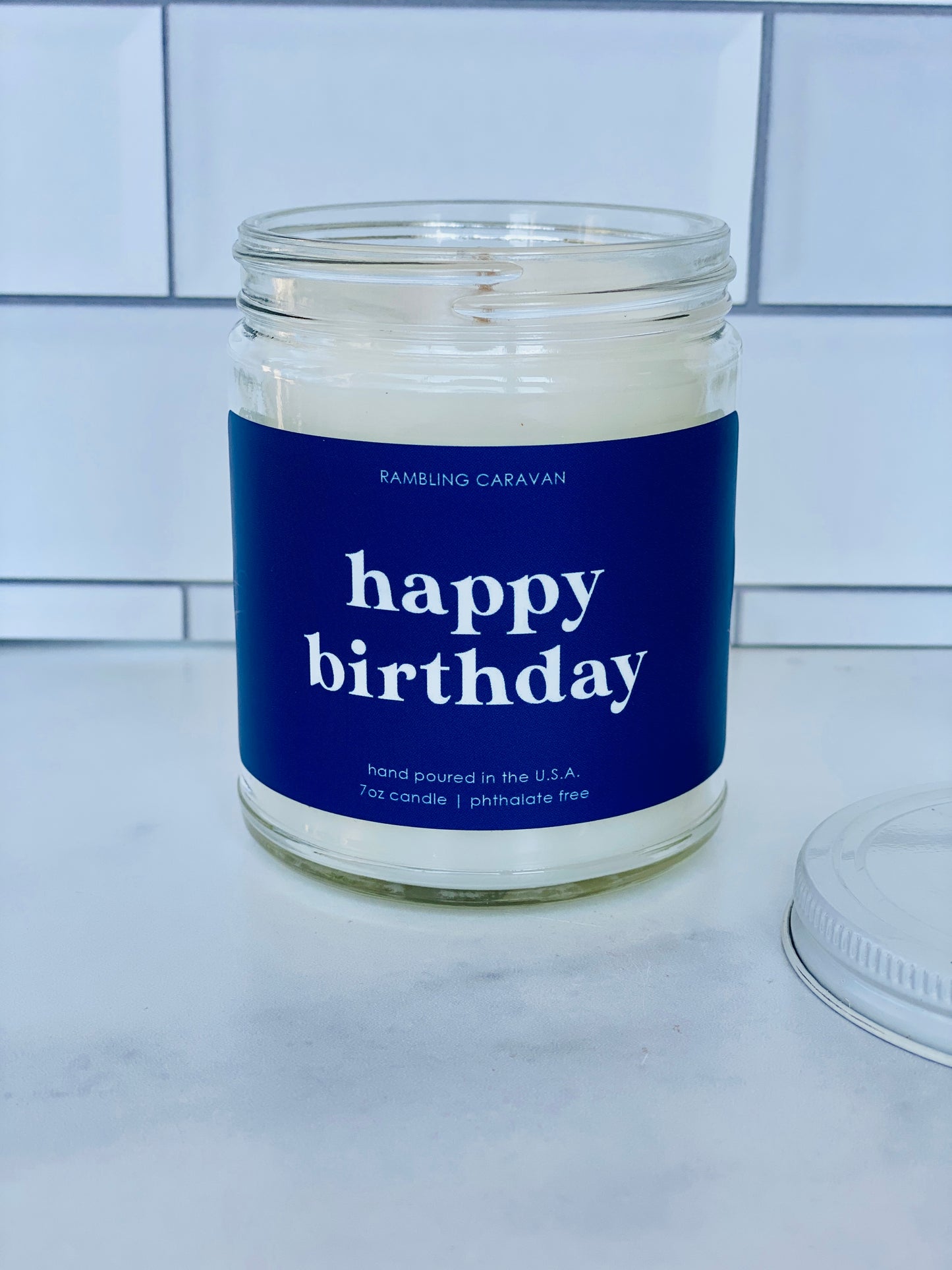 happy birthday (modern) Candle