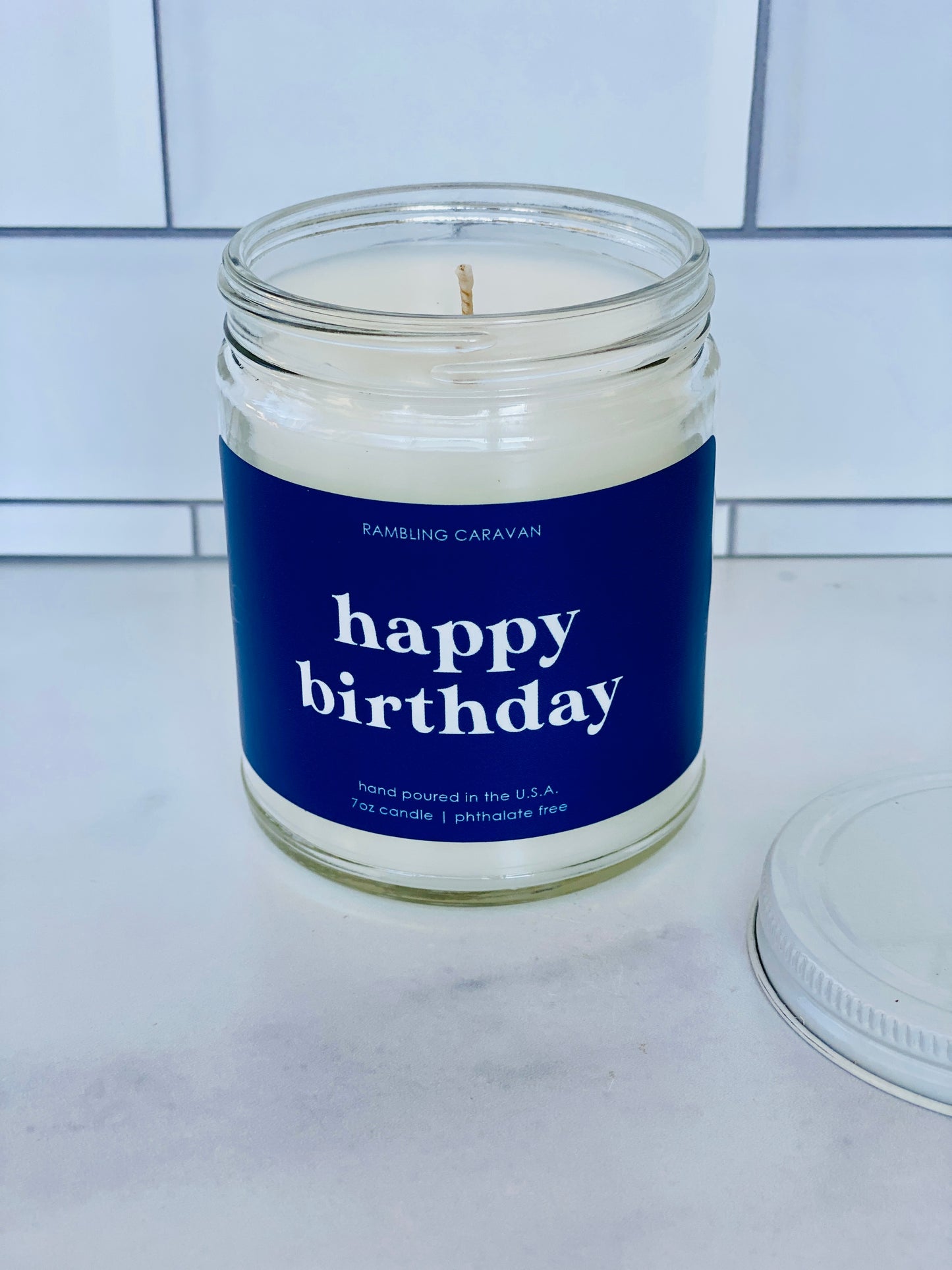 happy birthday (modern) Candle