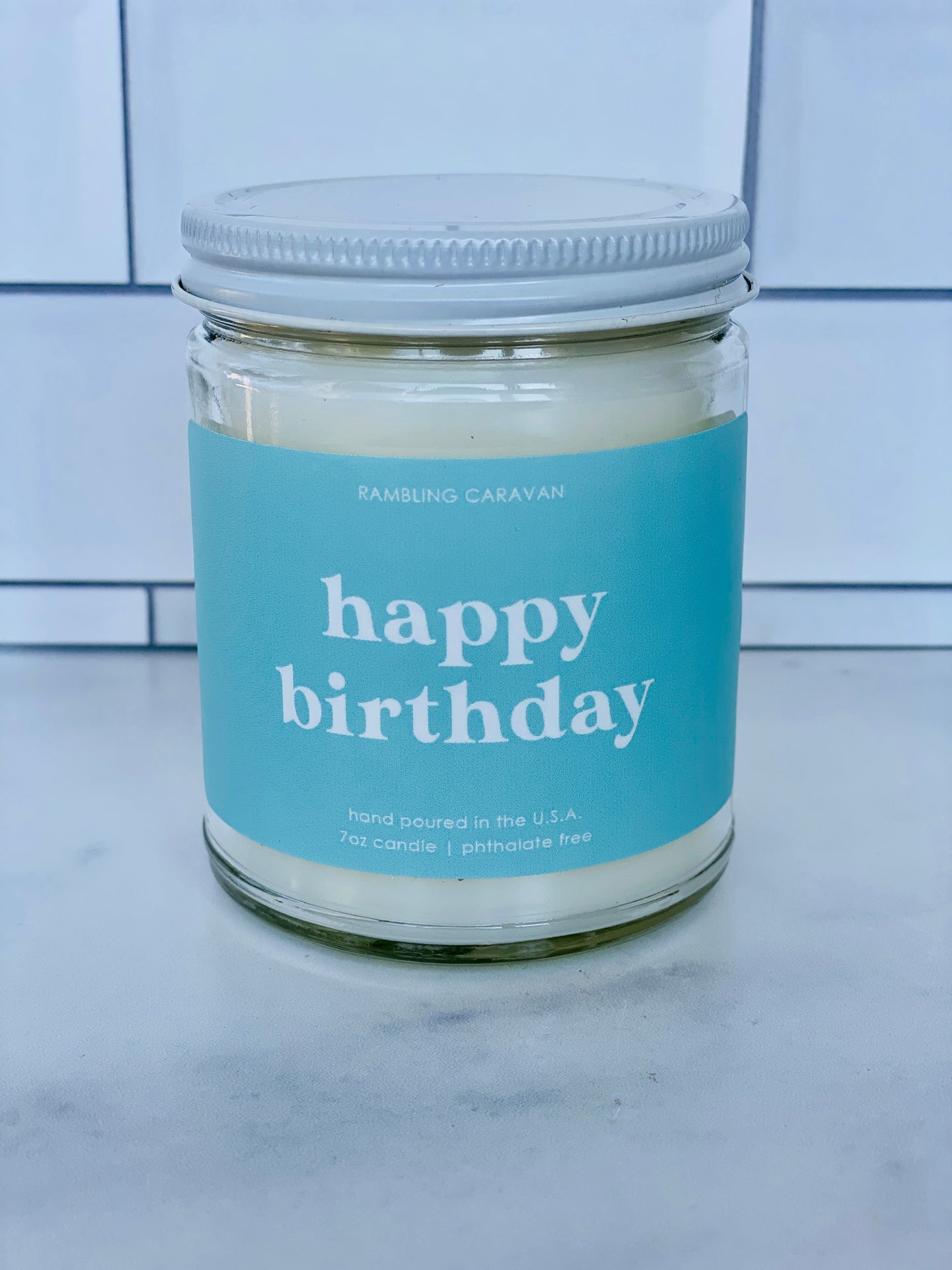 happy birthday (modern) Candle