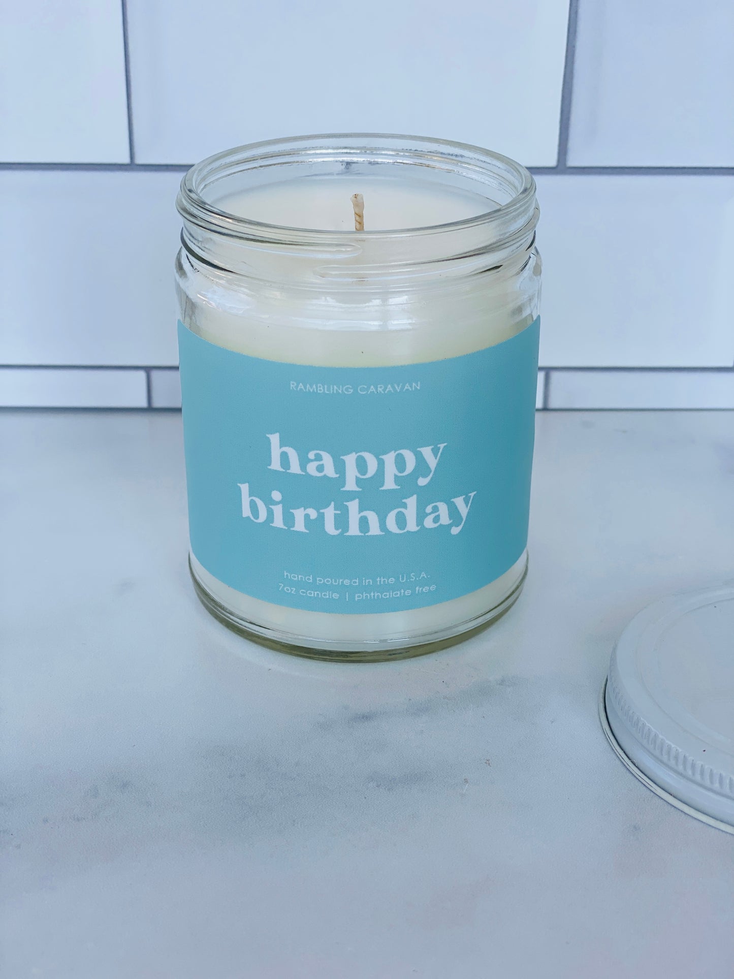 happy birthday (modern) Candle