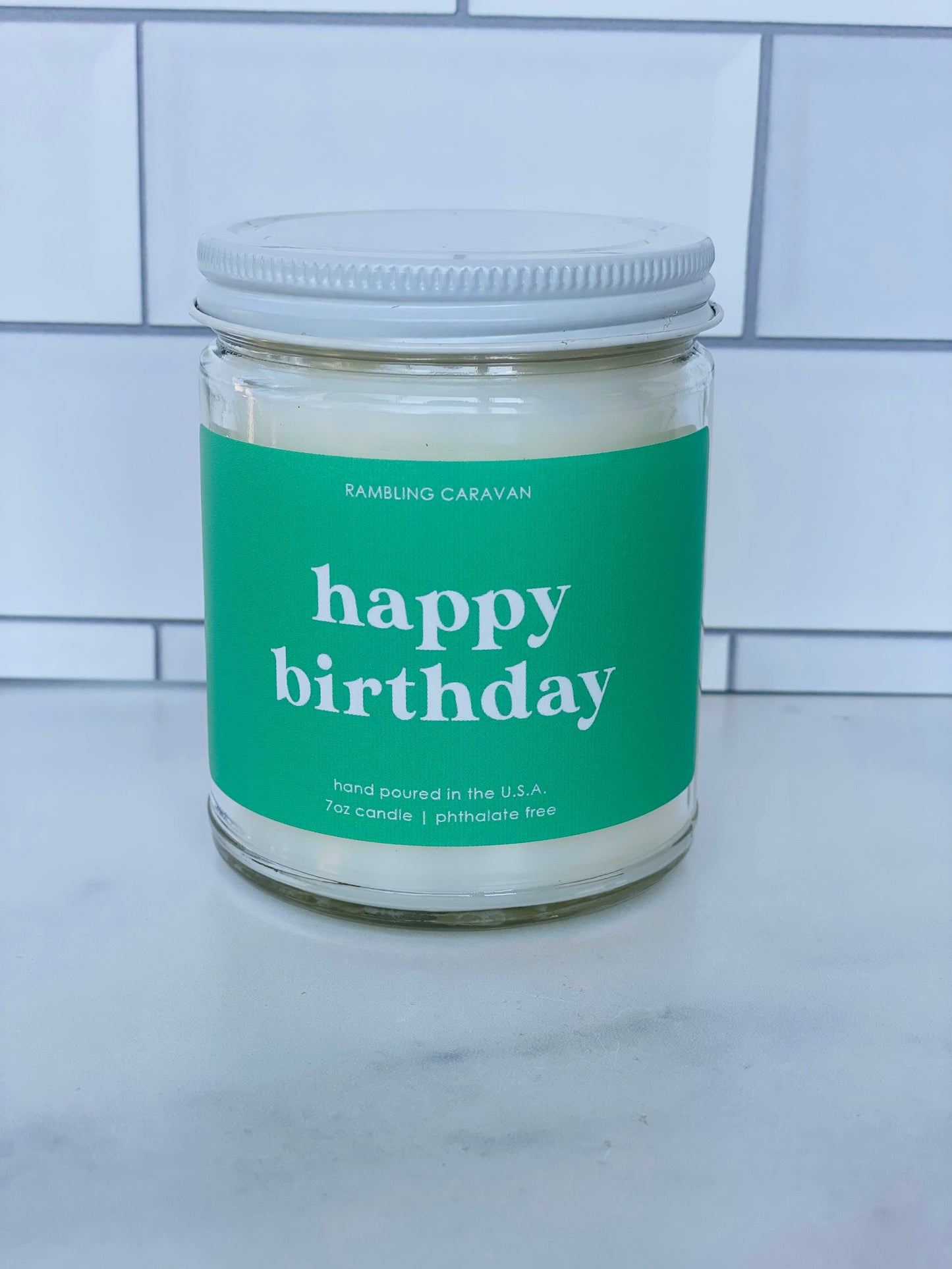 happy birthday (modern) Candle