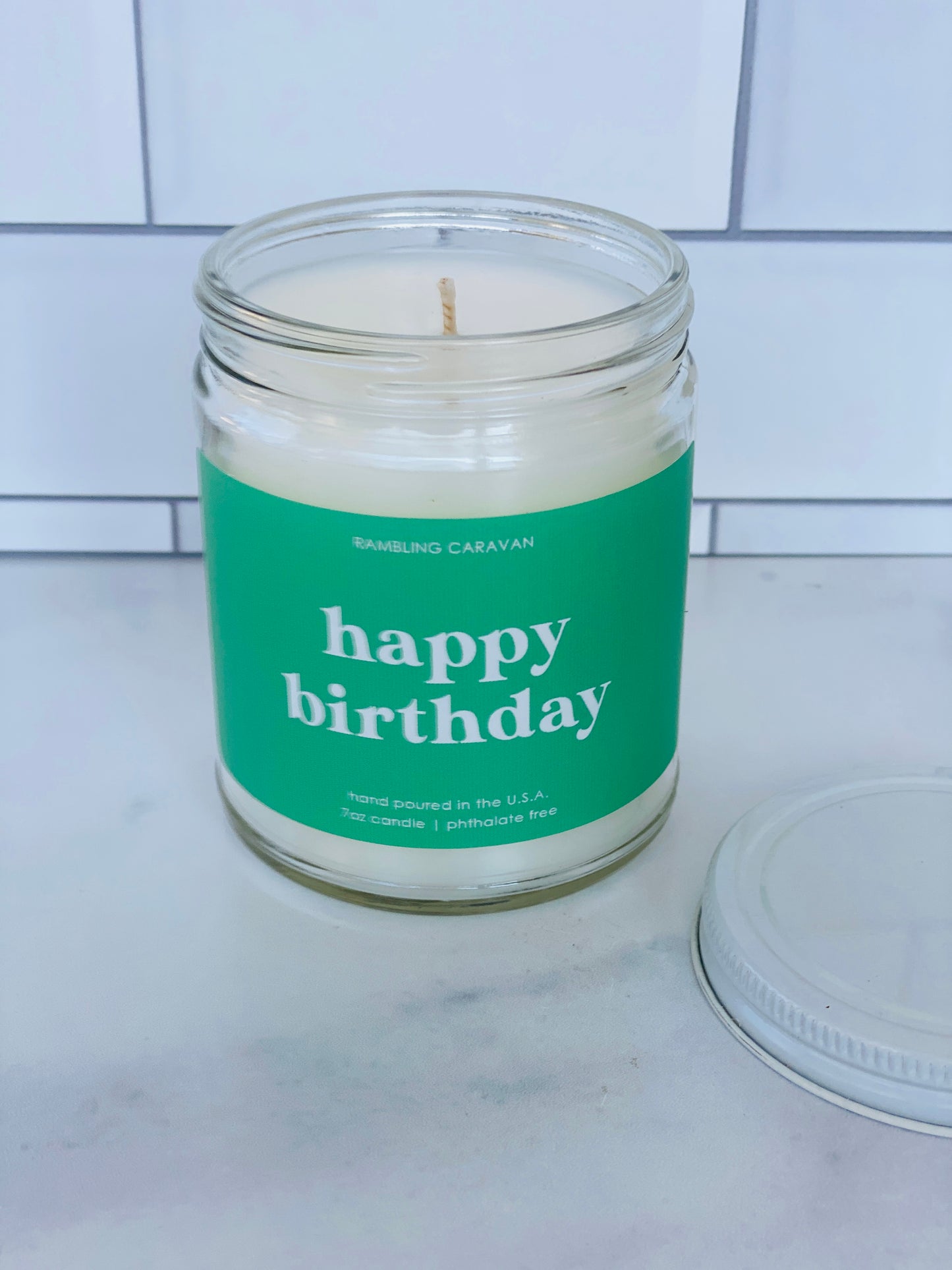 happy birthday (modern) Candle