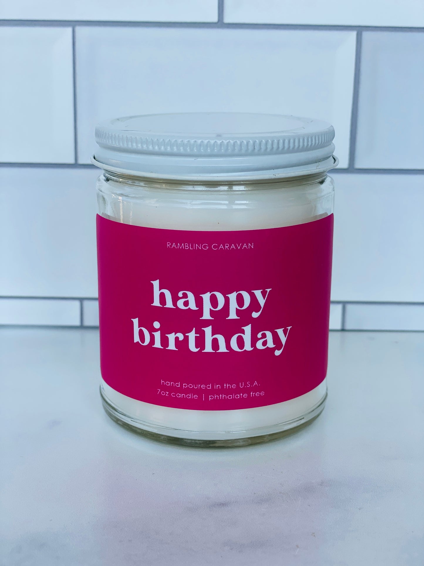 happy birthday (modern) Candle