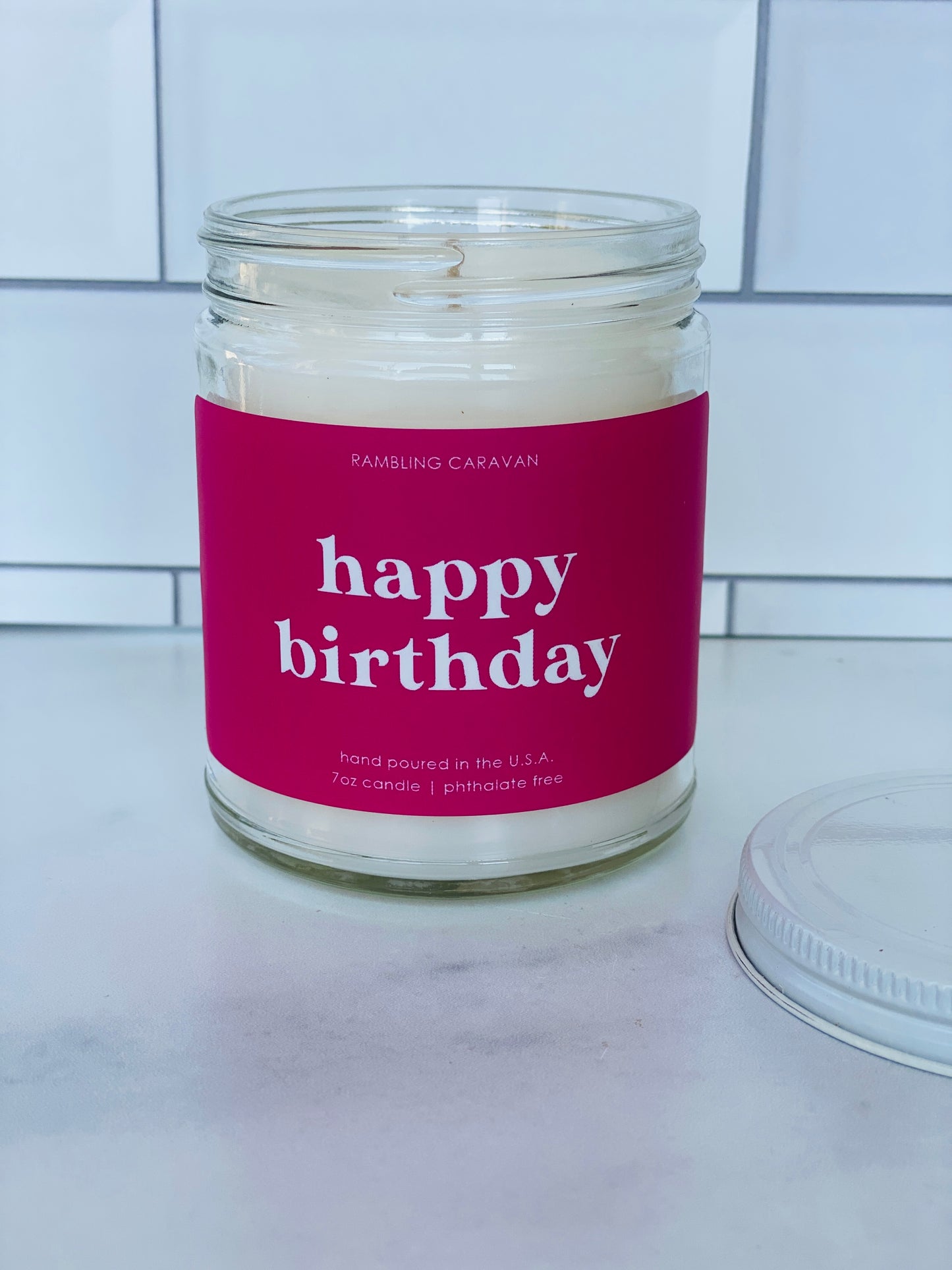 happy birthday (modern) Candle