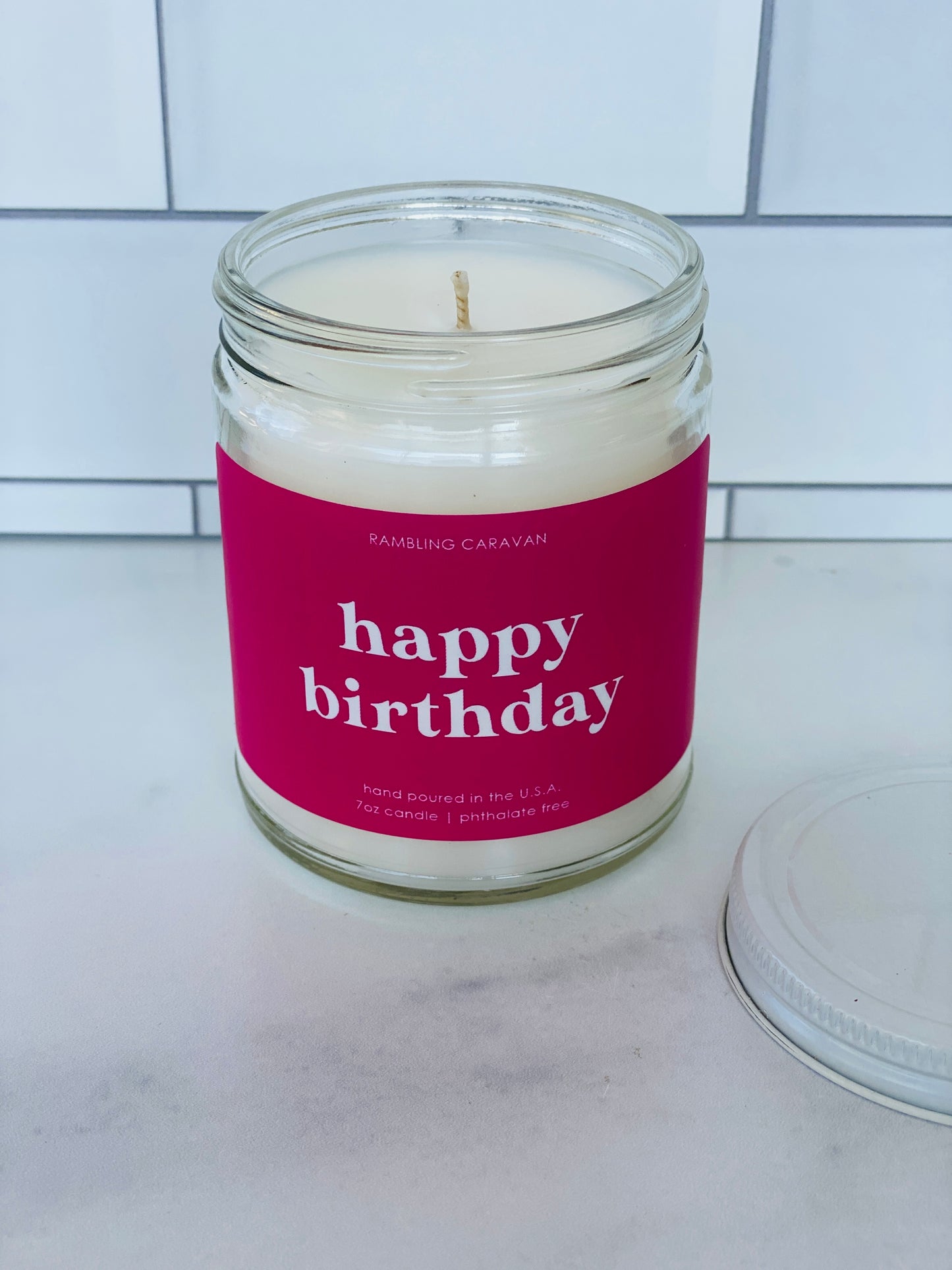 happy birthday (modern) Candle