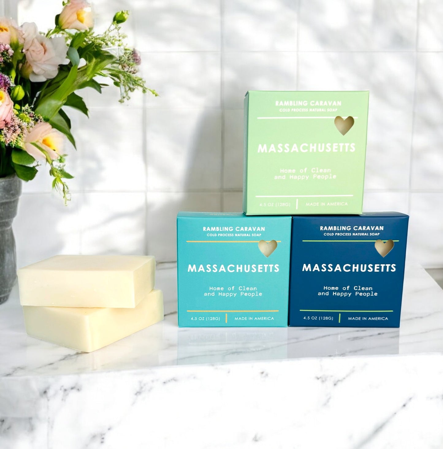 Bar Soap - Massachusetts - All Natural