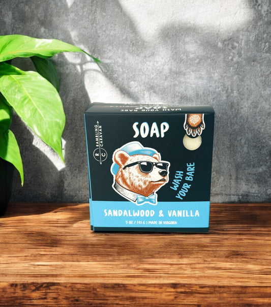 Bar Soap - Sandalwood & Vanilla - All Natural