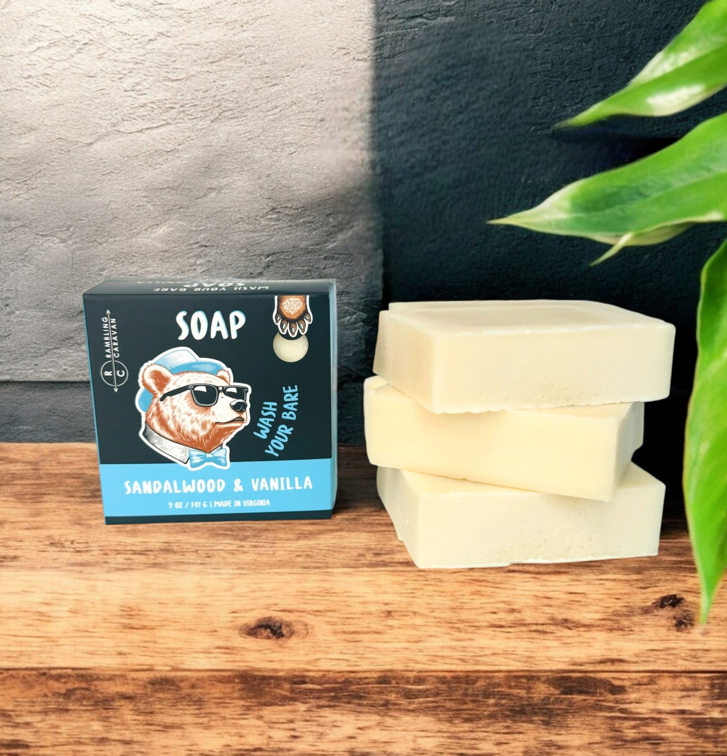 Bar Soap - Sandalwood & Vanilla - All Natural