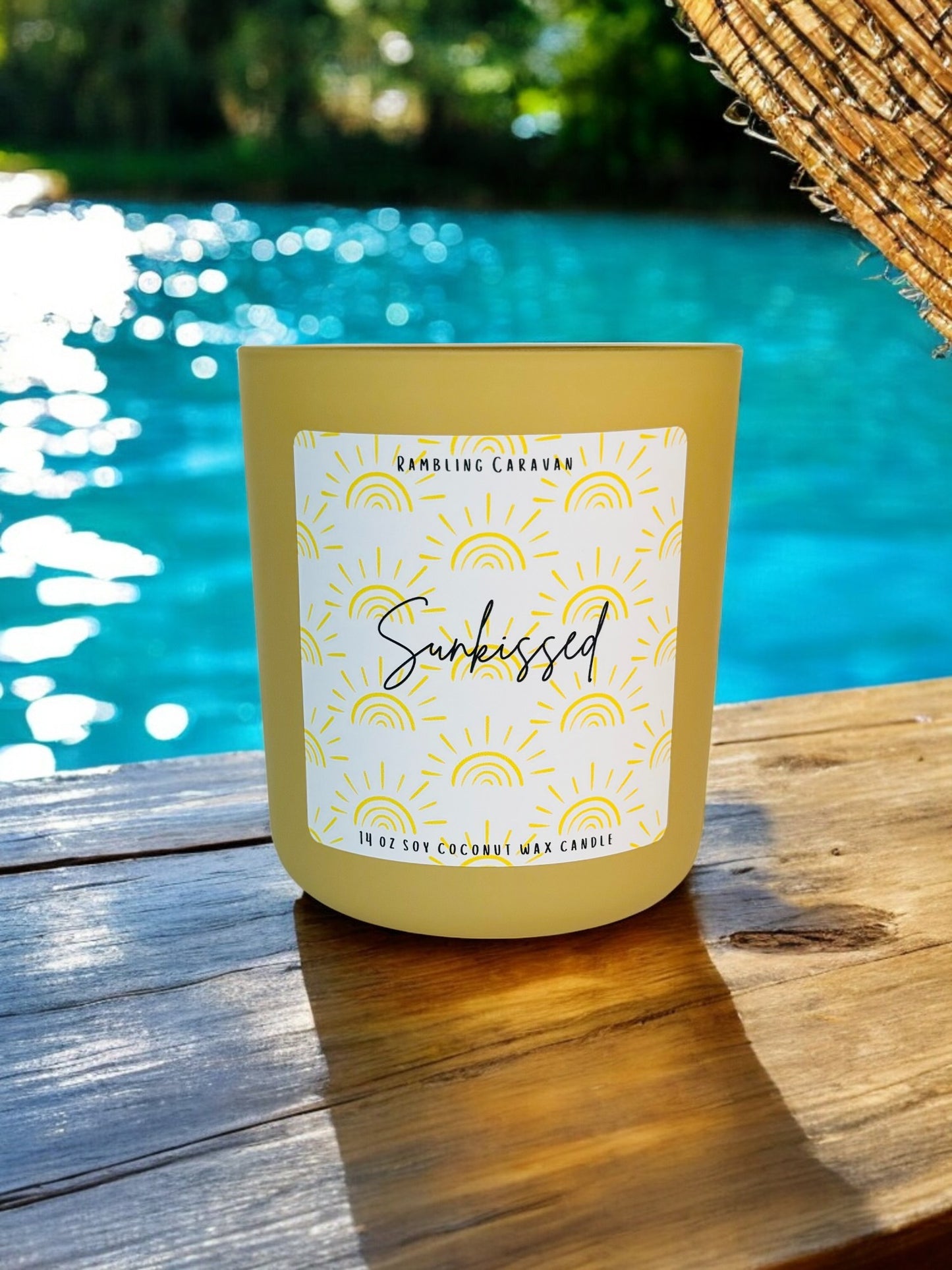 Sunkissed Candle | 14 oz Soy Coconut Wax | Hand Poured | Small Batch