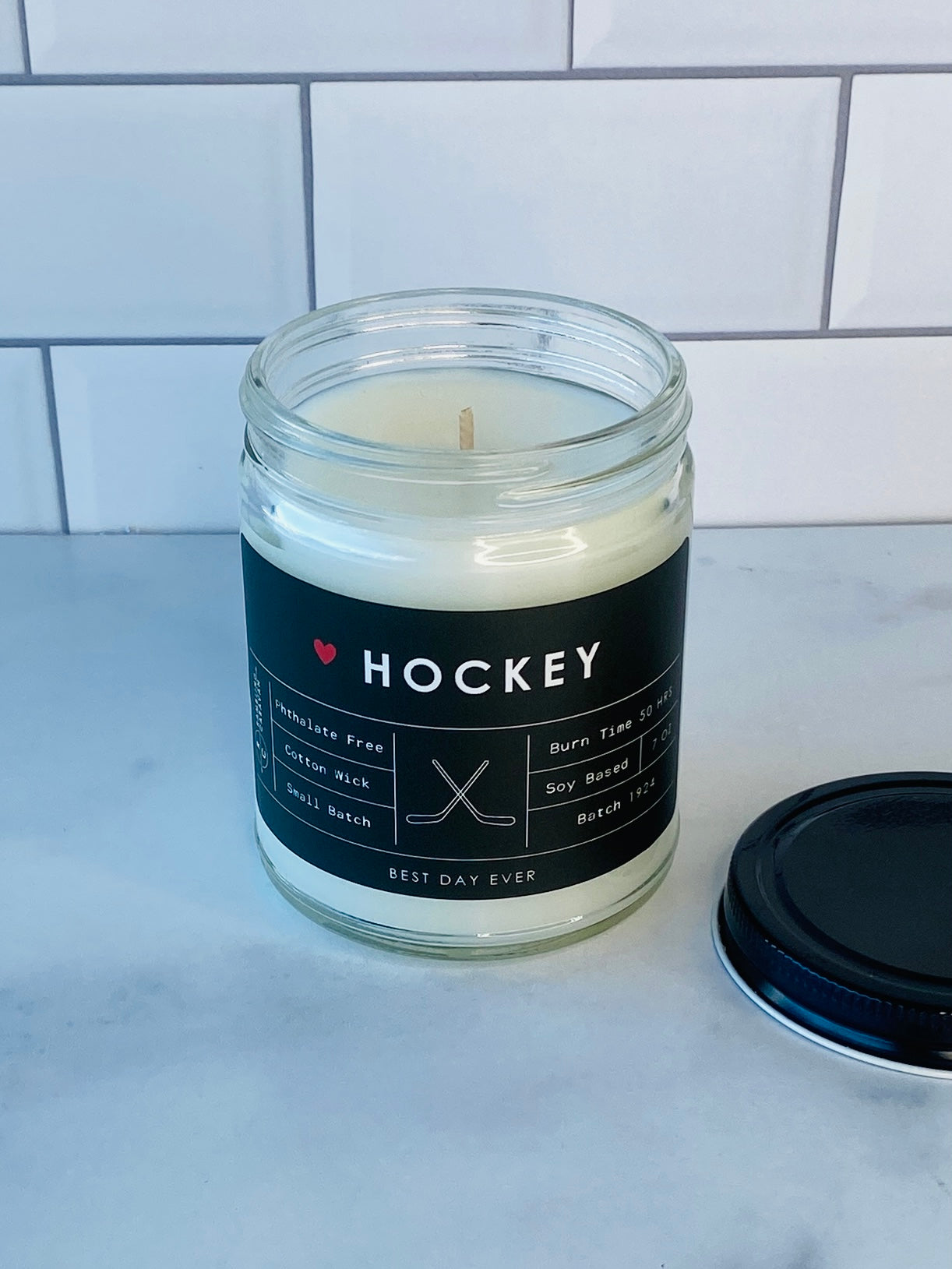 Hockey Candle