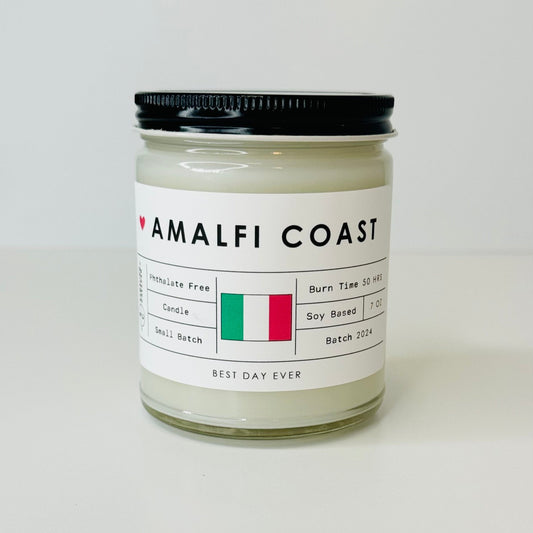 Amalfi Coast, Italy Candle