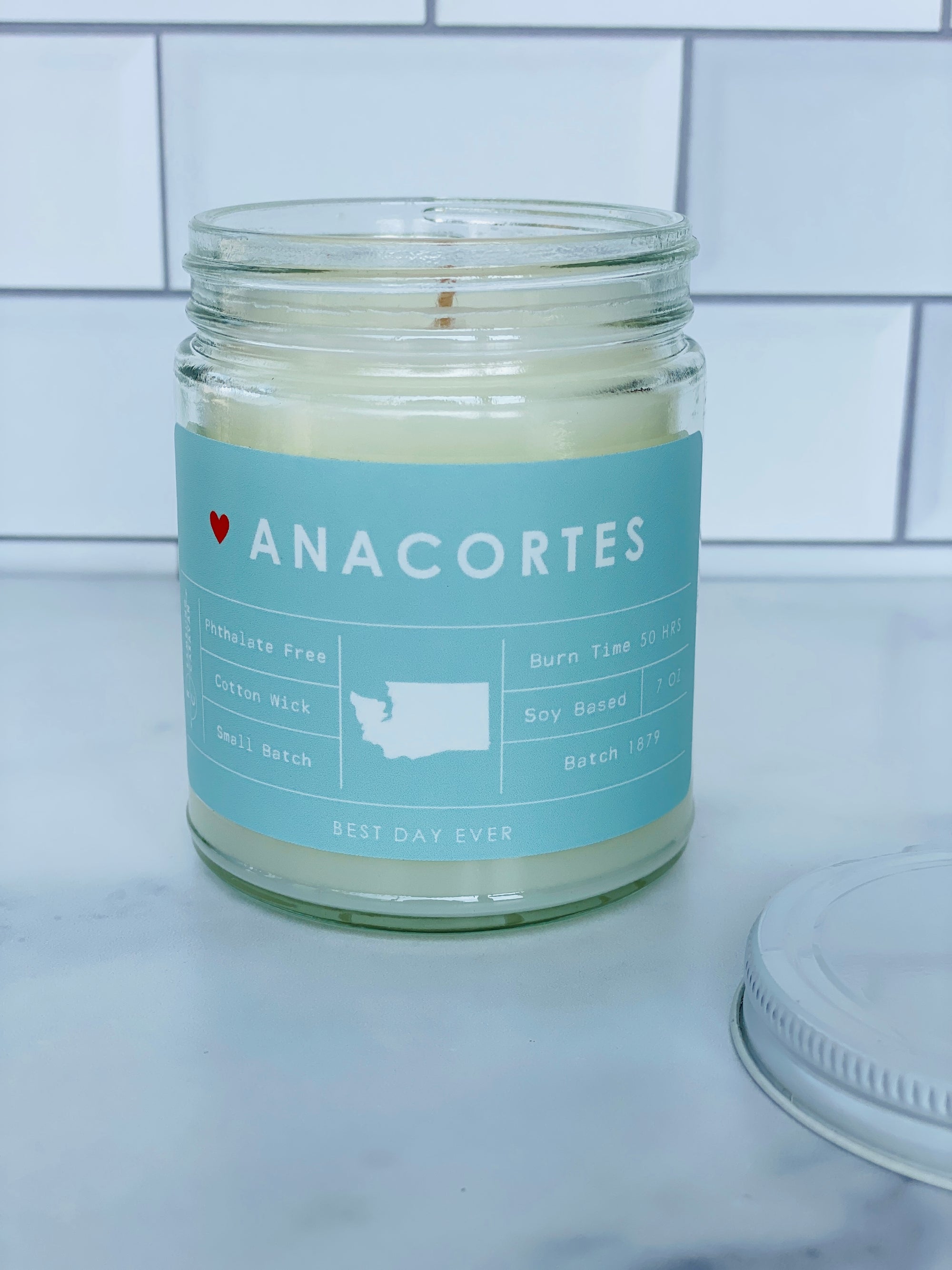 Anacortes, WA Candle