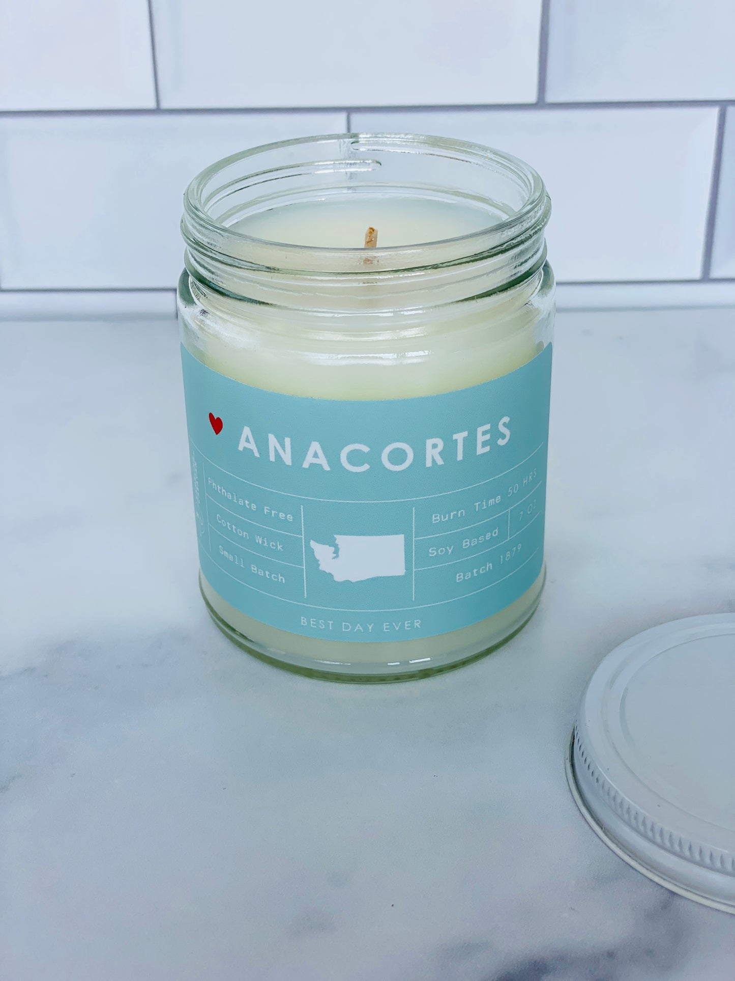 Anacortes, WA Candle