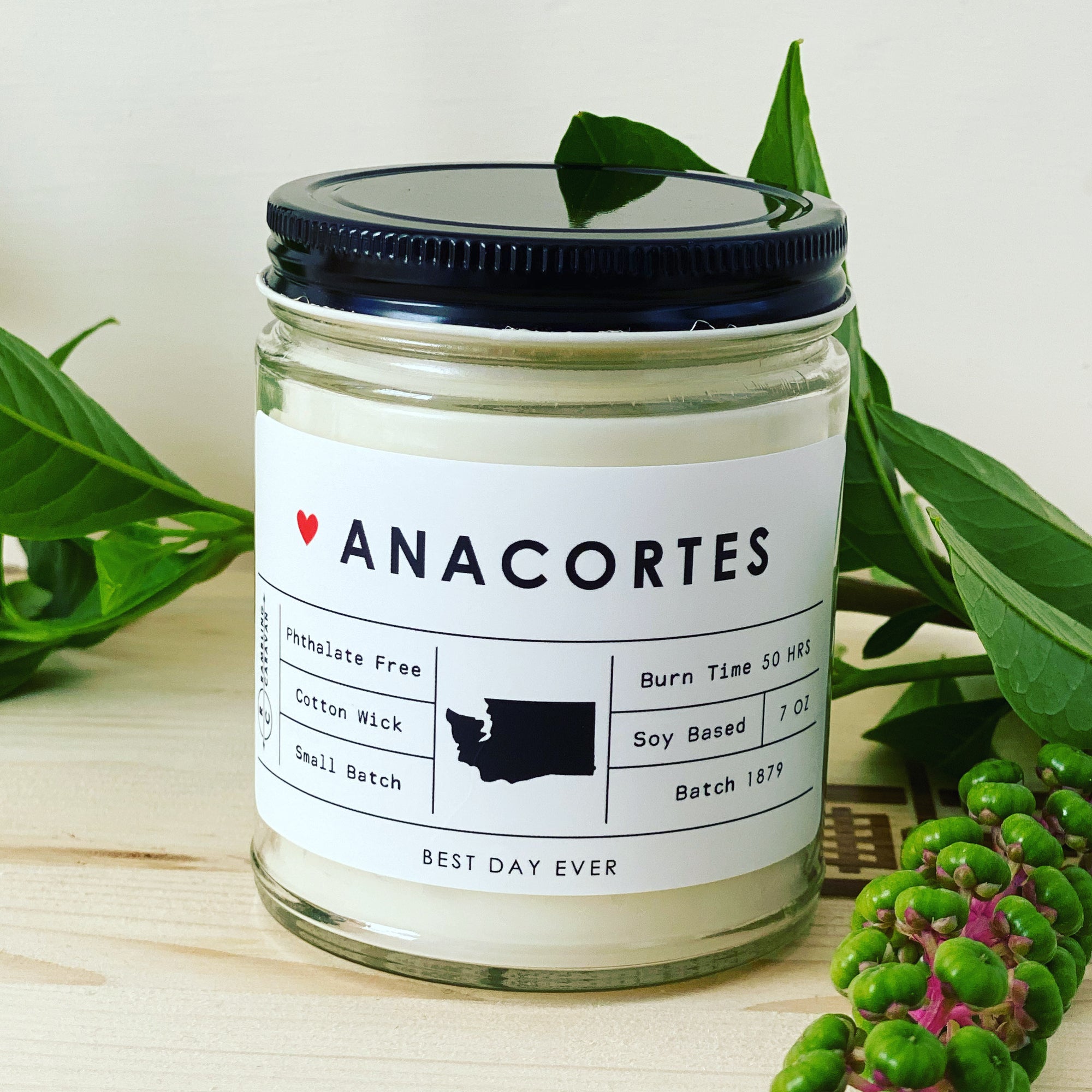 Anacortes, WA Candle