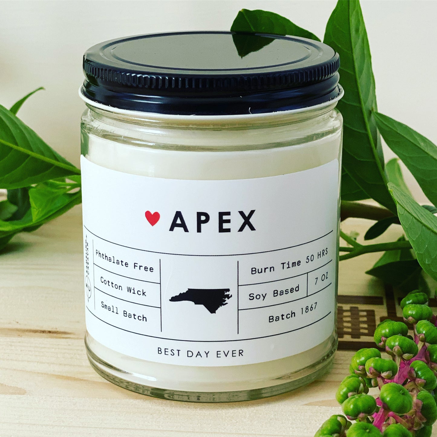 Apex, NC Candle