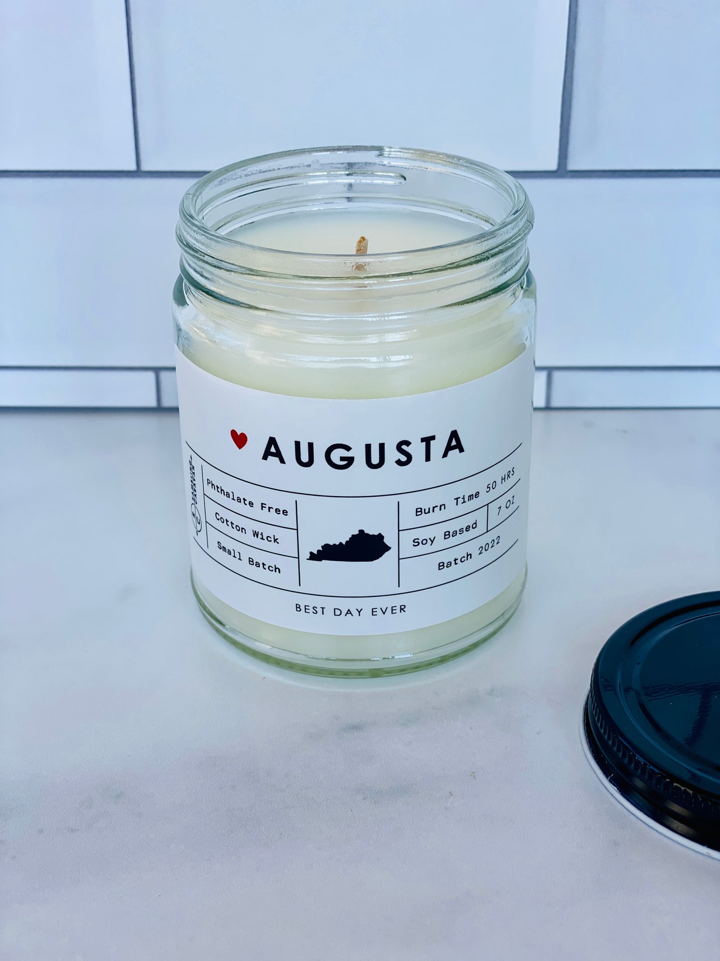 Augusta, KY Candle