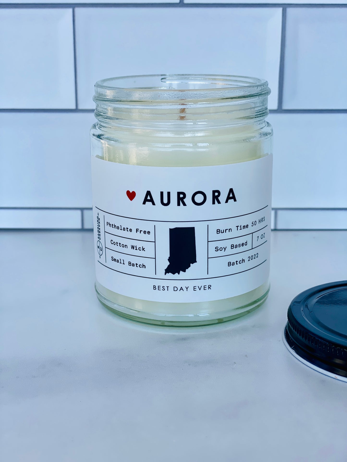 Aurora, IN Candle
