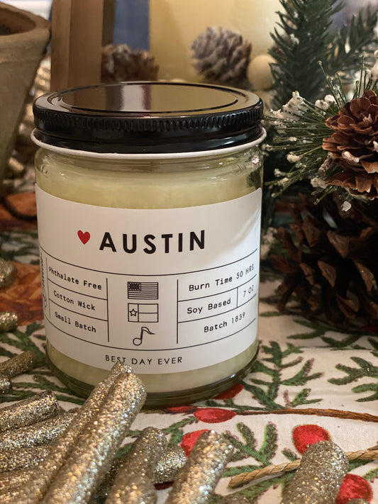 Austin, TX Candle