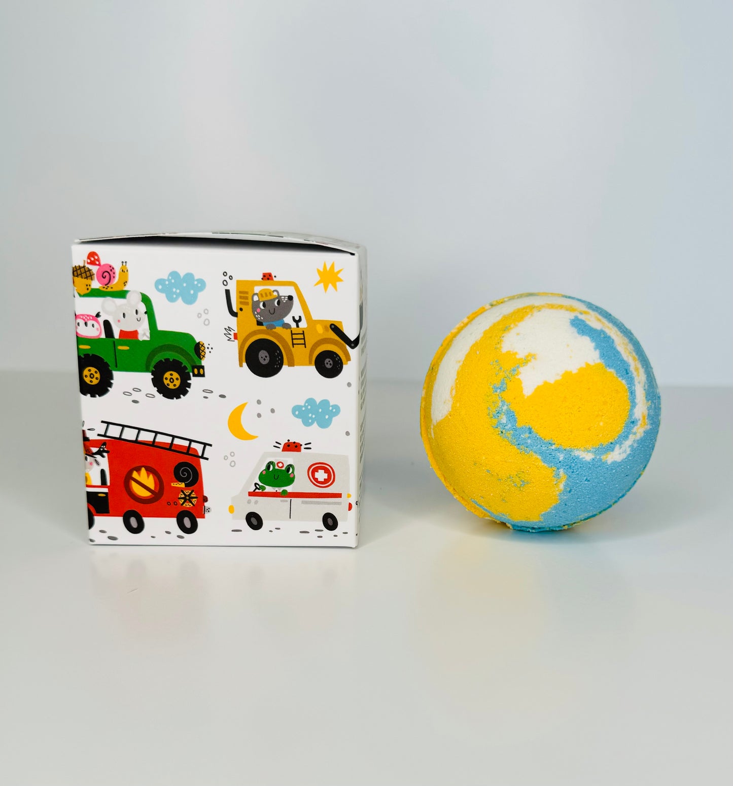 Bath Bombs for Kids - Monkey Around Time - Cars & Trucks