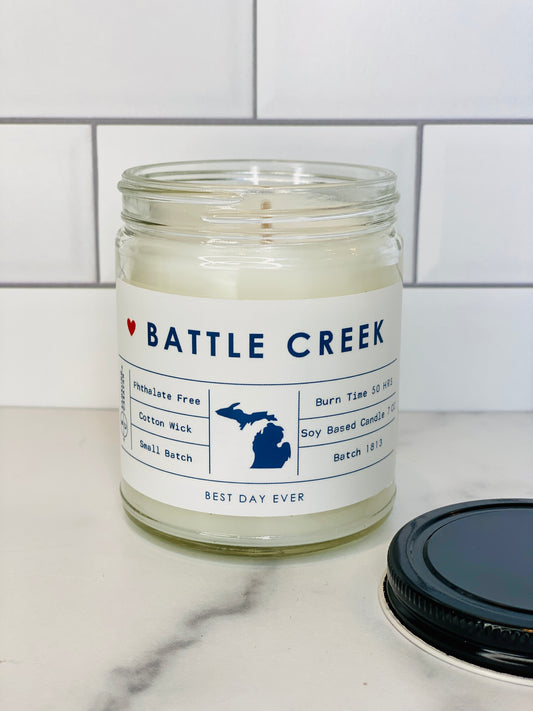 Battle Creek, MI Candle