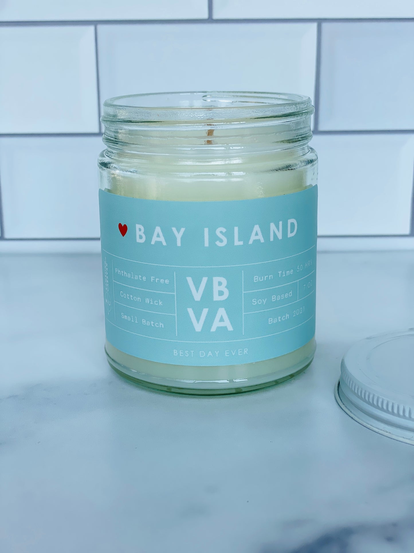 Bay Island, VB, VA Candle