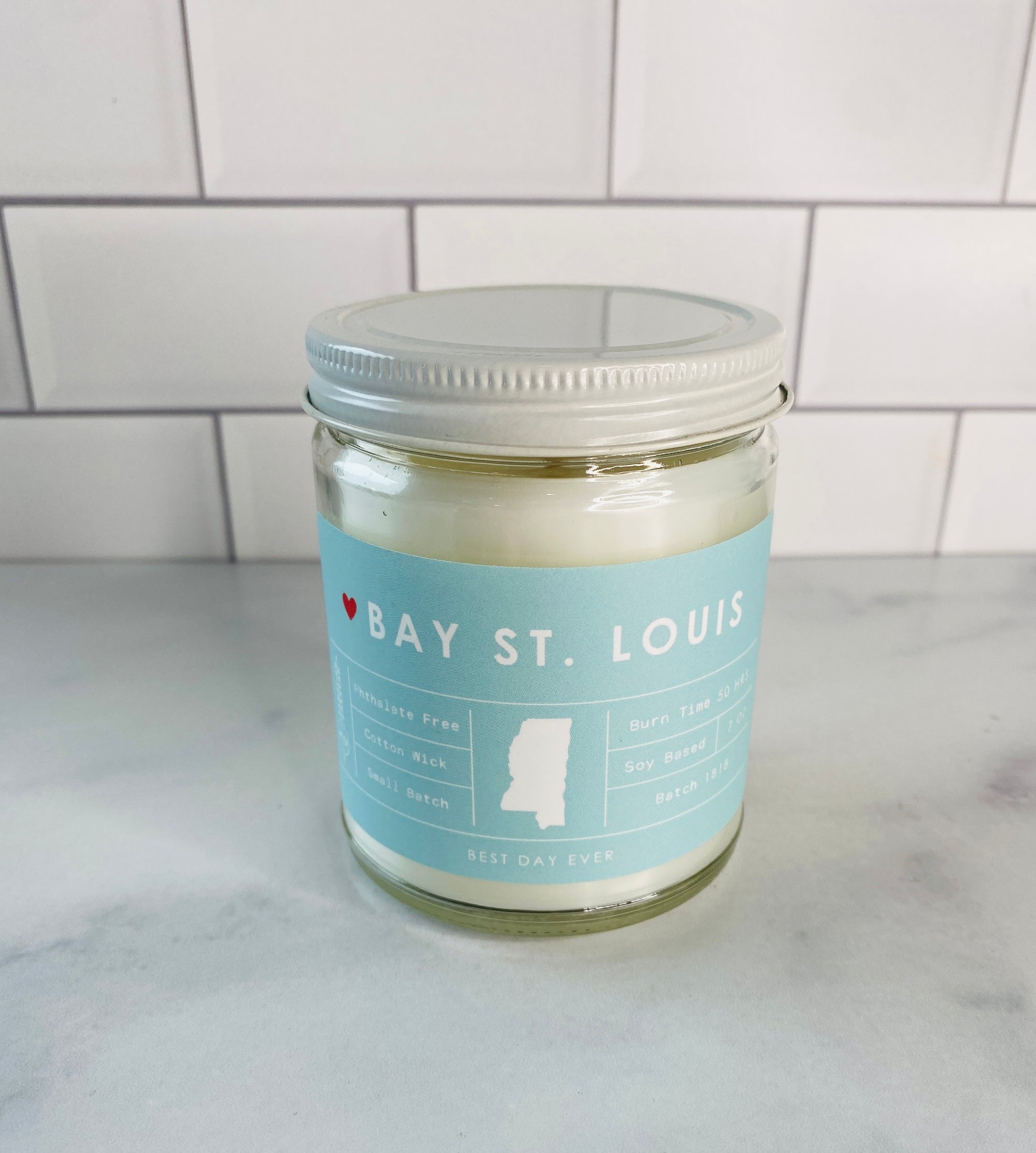 Bay St. Louis, MS Candle