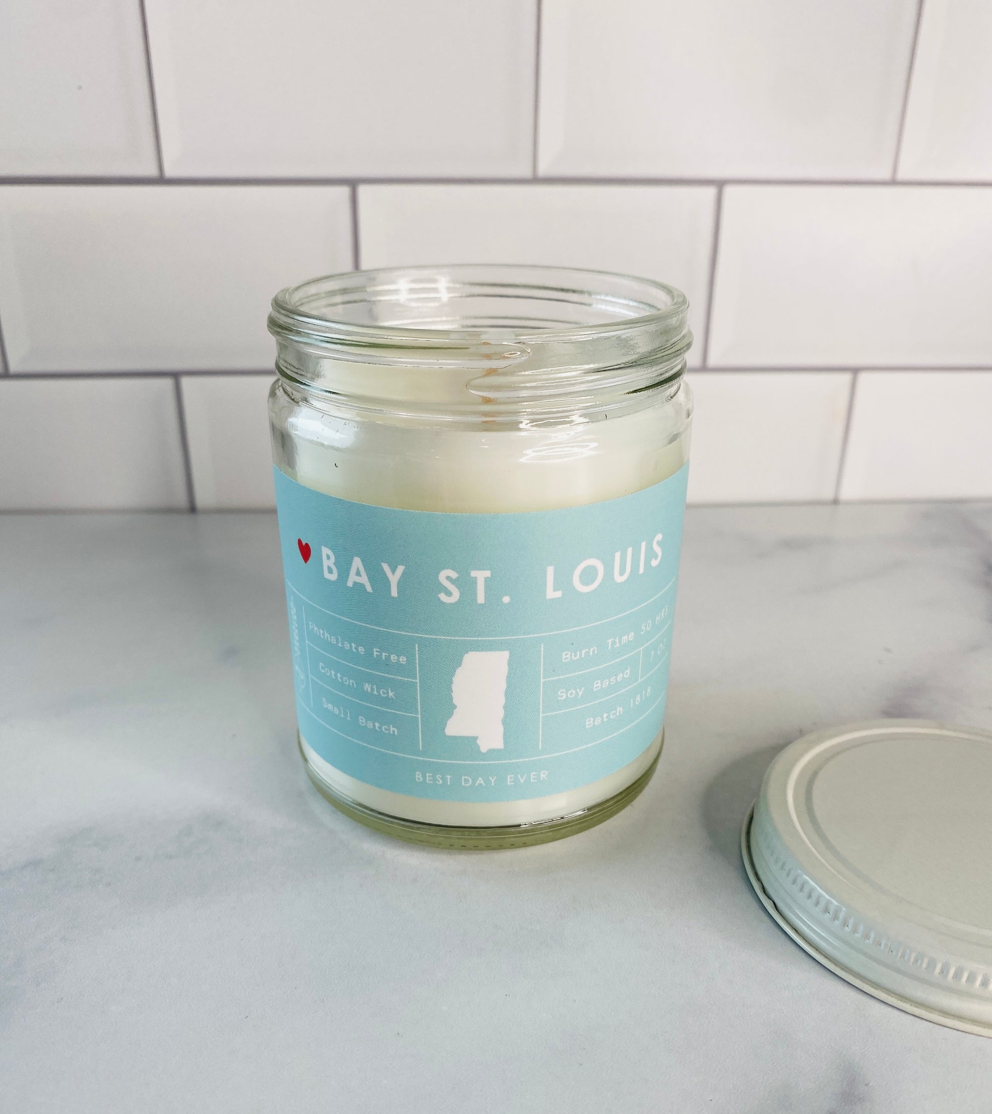 Bay St. Louis, MS Candle