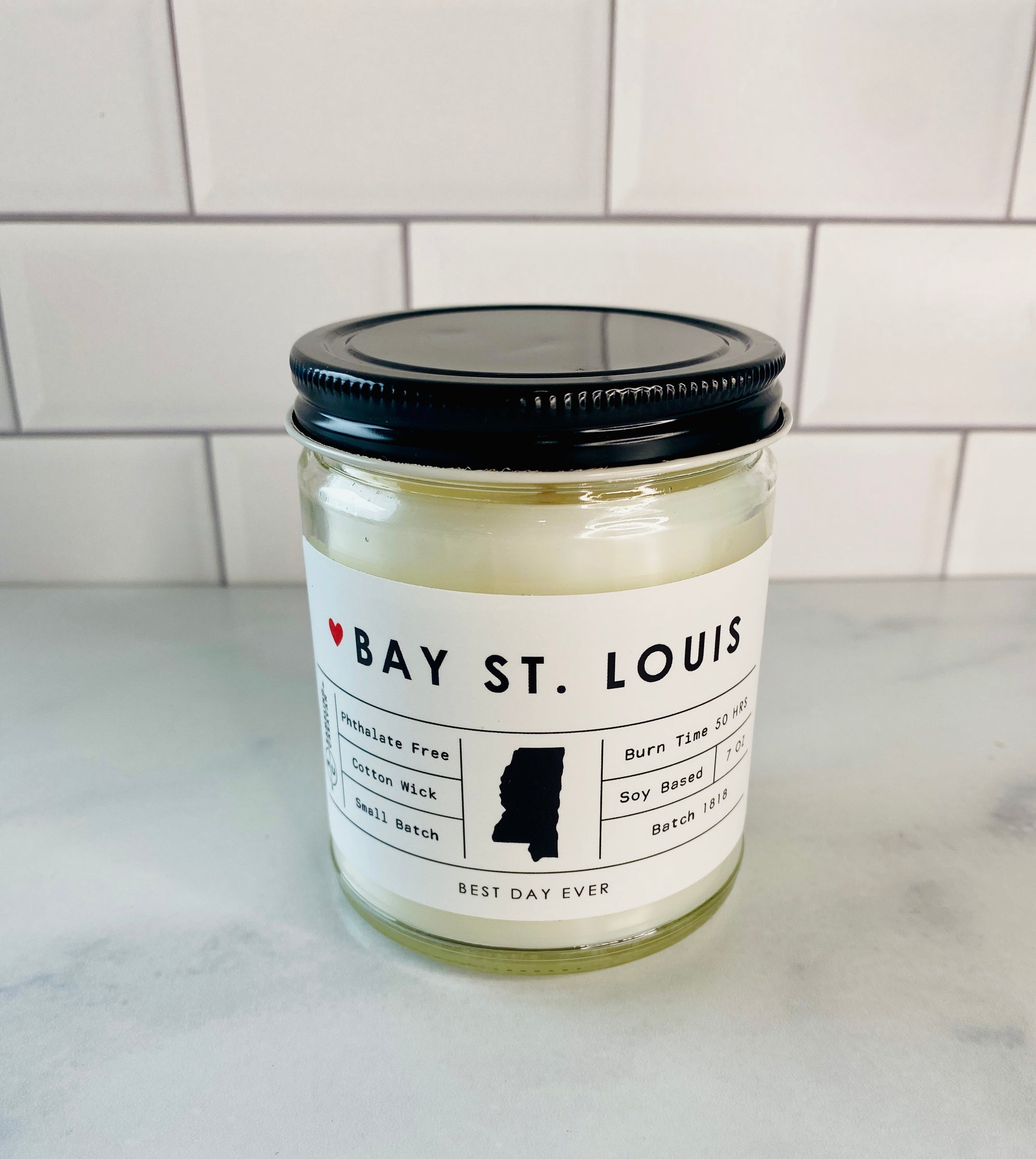 Bay St. Louis, MS Candle