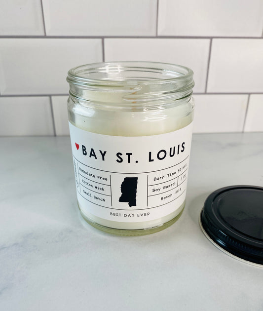 Bay St. Louis, MS Candle