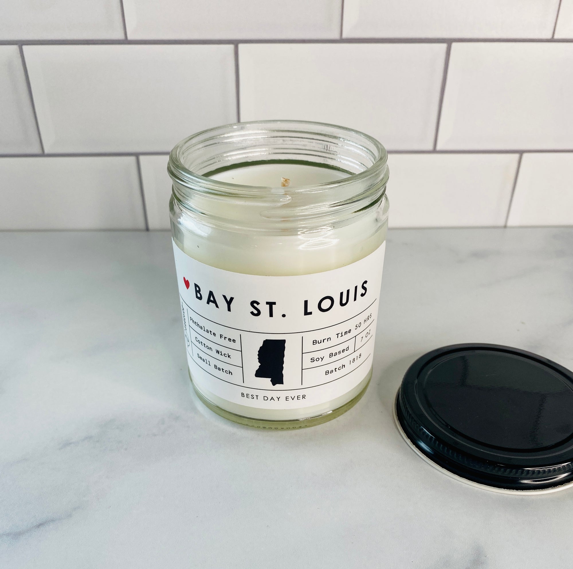 Bay St. Louis, MS Candle