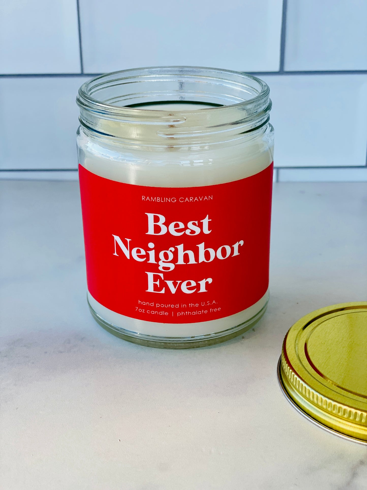 Best Neighbor Ever Candle